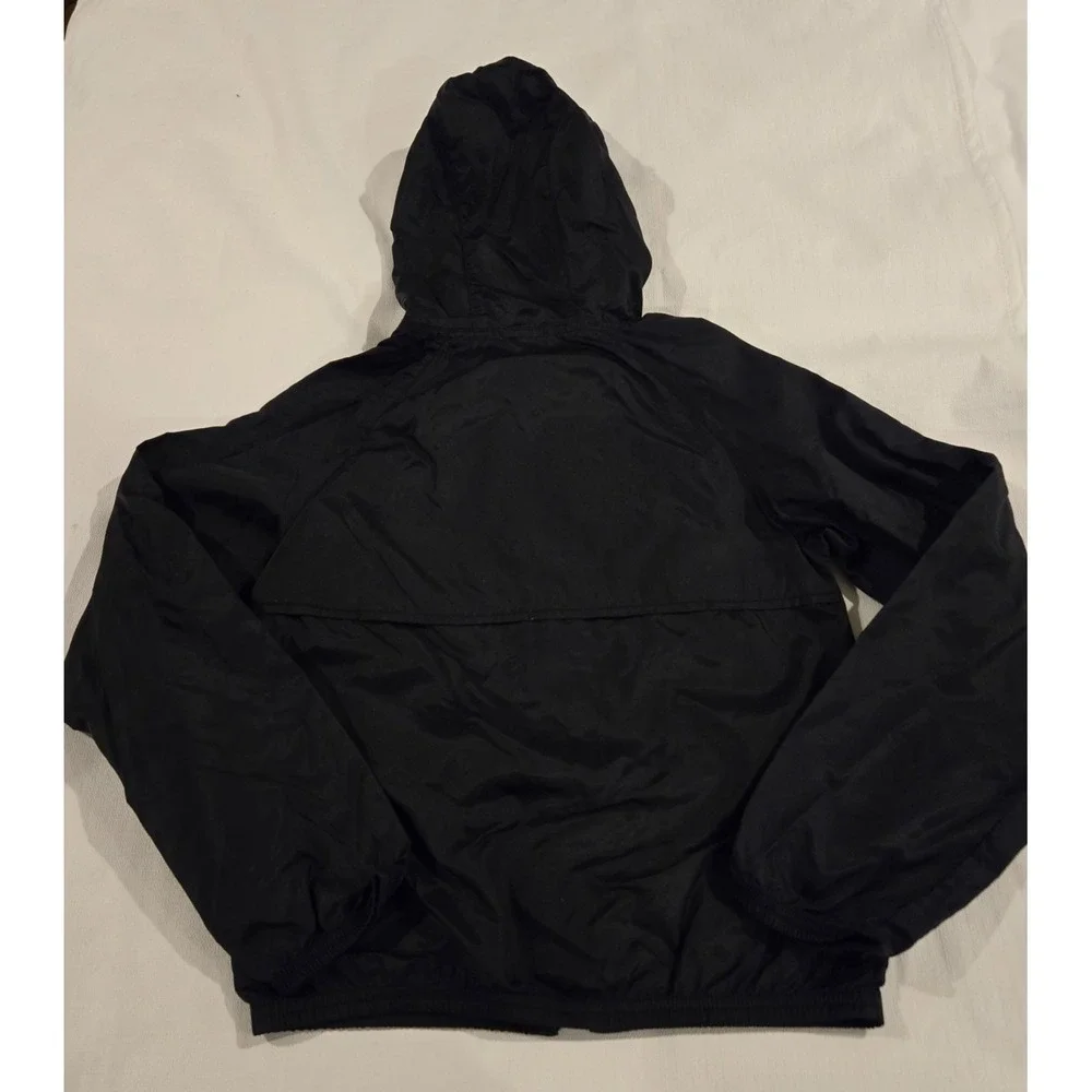 Gap Girl's Full Zip Windbreaker Rain Jacket w/ Hood Pockets Name Tag Size L(10)‎